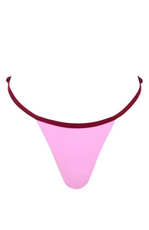 Blocked Stevie Adjustable Side Bikini Bottoms