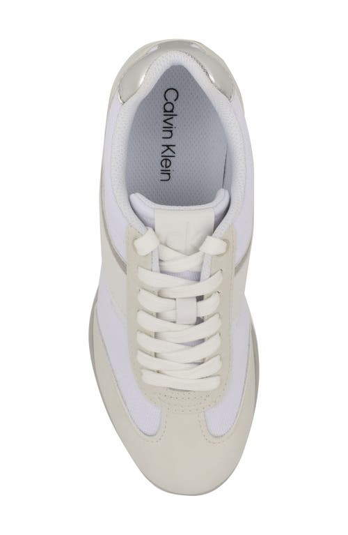 Calvin Klein Charlian Sneaker In Light Grey