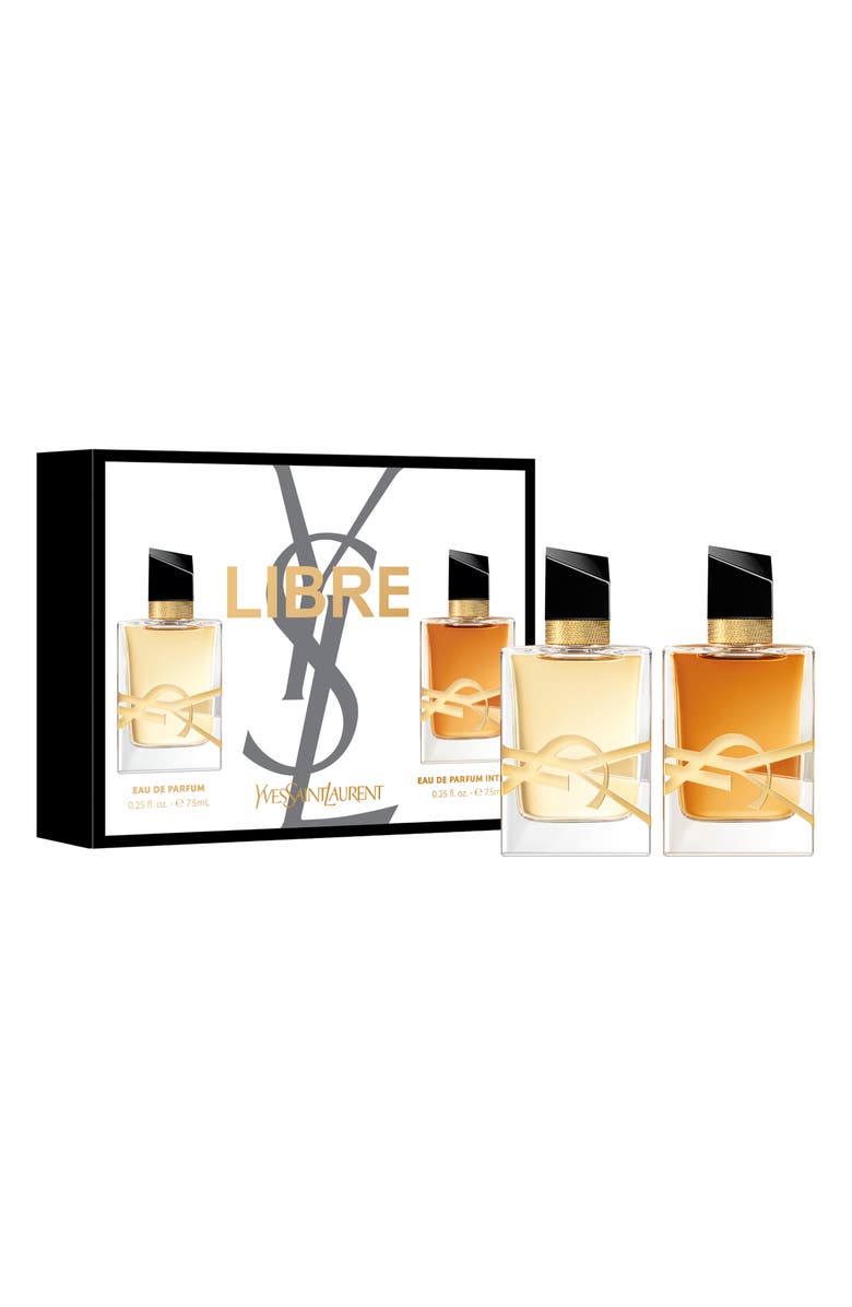 Yves Saint Laurent Libre Eau de Parfum & Eau de Parfum Intense Travel Fragrance Set $60 Value, Main, color, 