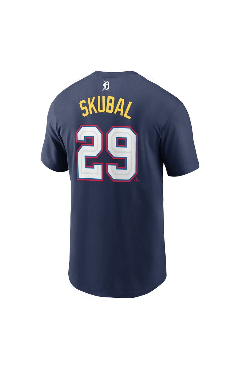 Nike Men's Nike Tarik Skubal Navy American League 2025 All-Star Edition Name & Number T-Shirt, Alternate, color, 