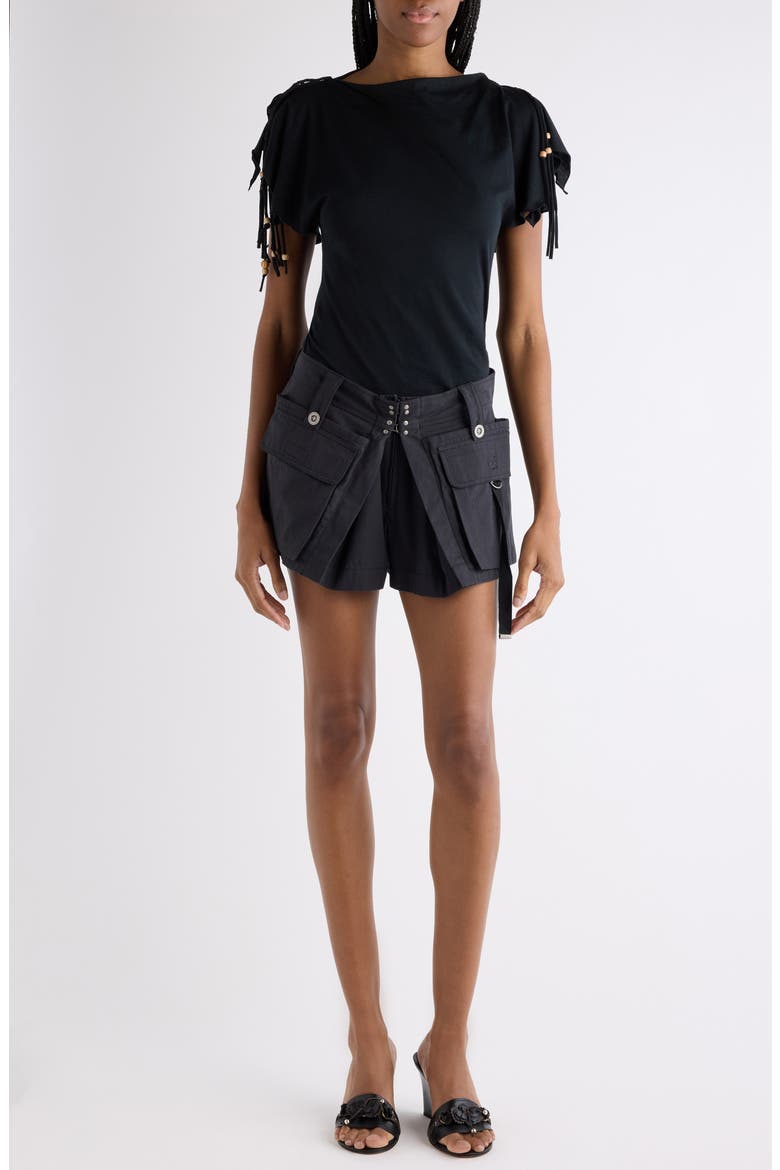 Jazia Sleeveless Jersey Top, Alternate, color, BLACK