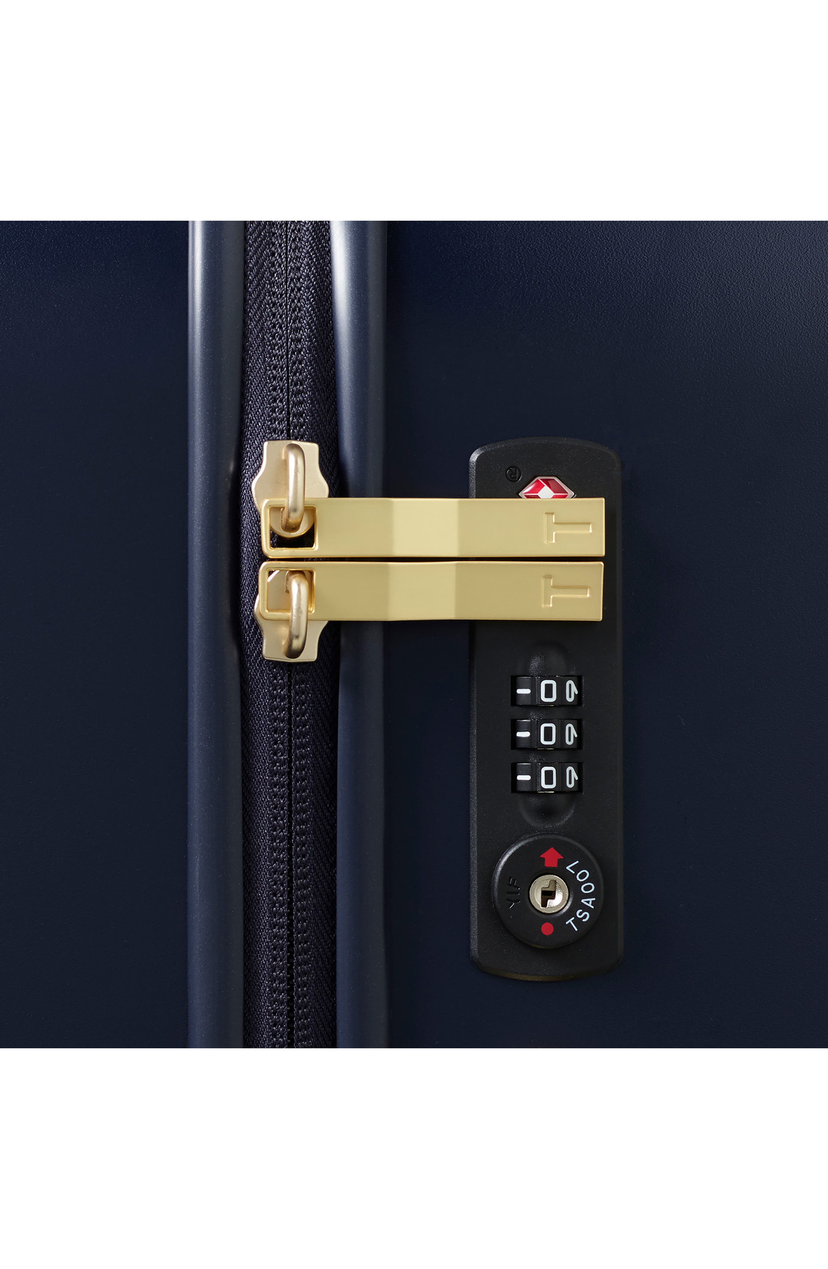 Ted Baker London Small Beau 22-Inch Bow Embossed Four-Wheel Trolley Suitcase, Alternate, color, 