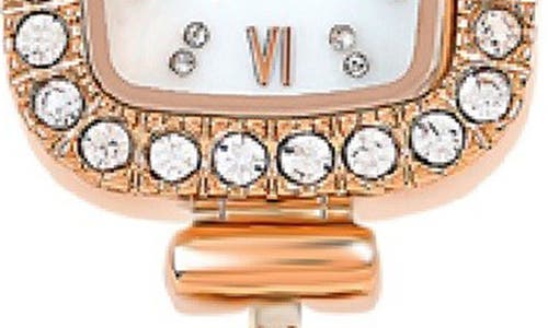 Danecraft Crystal Mother-of-pearl Quartz Bracelet Watch, 20mm