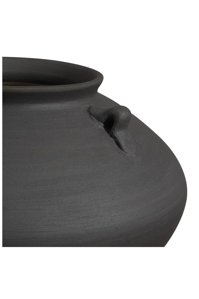 Terracotta Vase, Alternate, color, BLACK