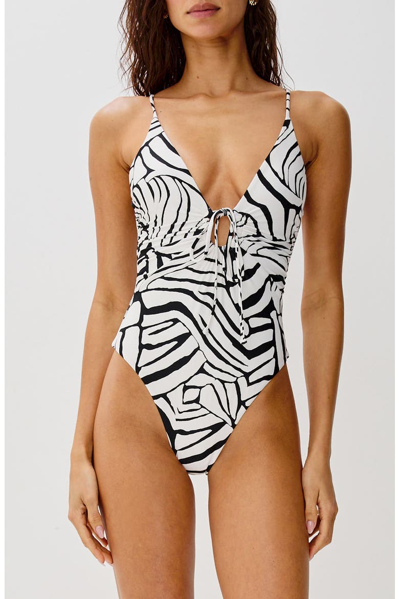 Piper Classic Keyhole One-Piece Swimsuit video