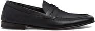 ZEGNA Black Natural Grain Leather Loafer