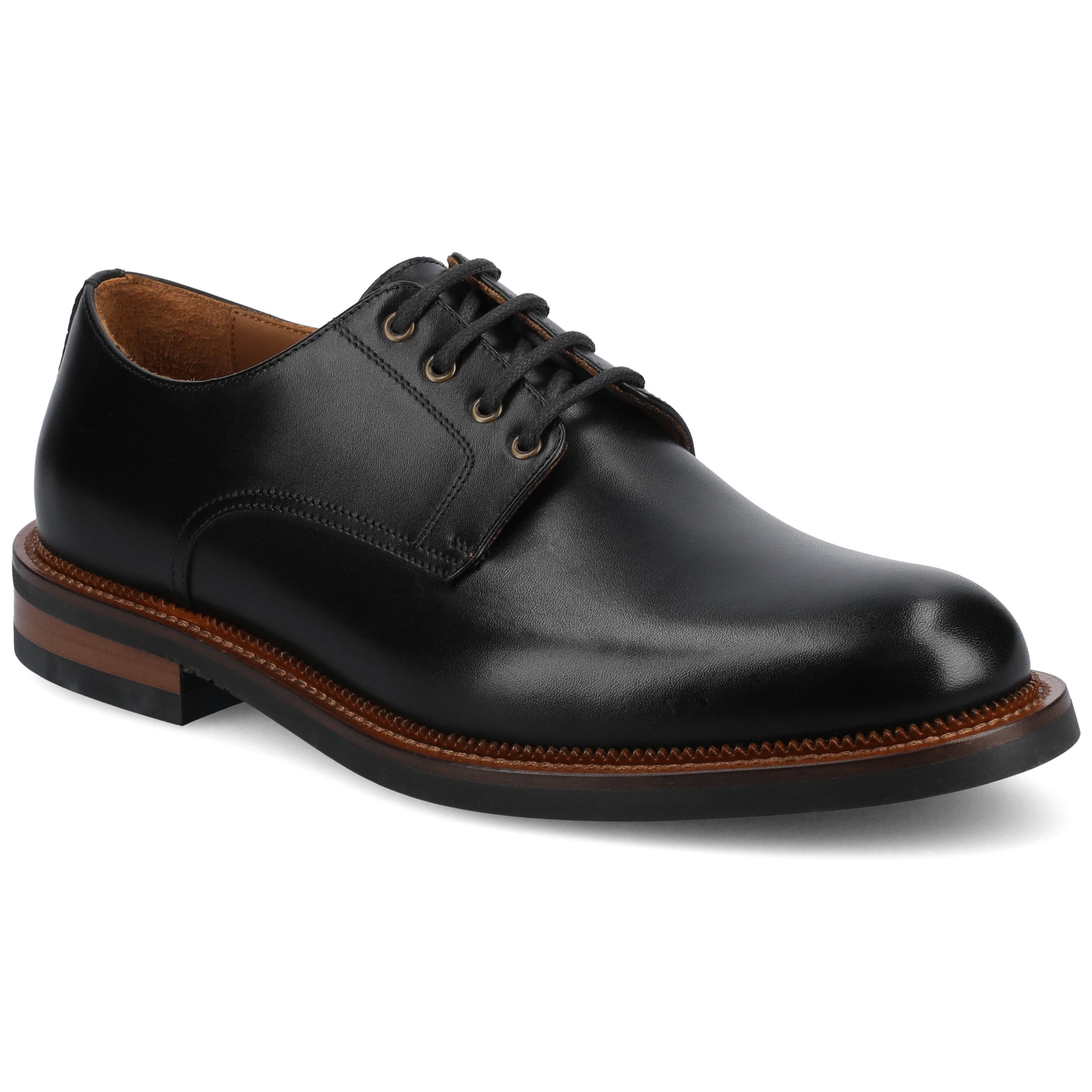 TAFT The Miles Medium and Wide Width Oxford Dress Shoe, Main, color, Black
