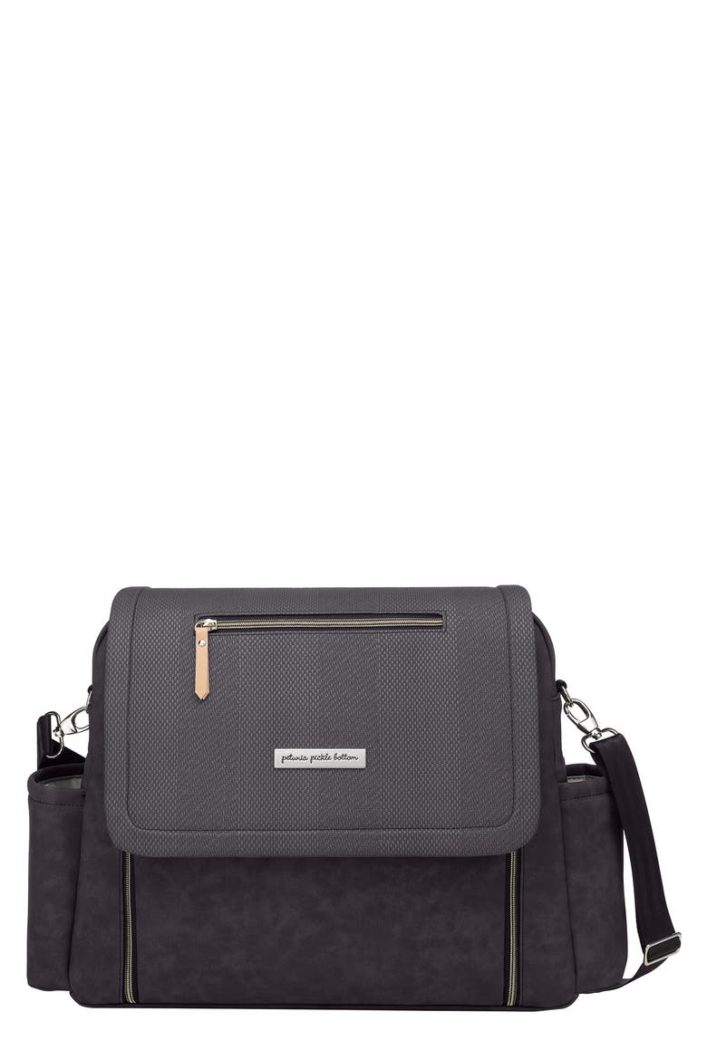 Boxy Deluxe Backpack Diaper Bag, Main, color, BLACK