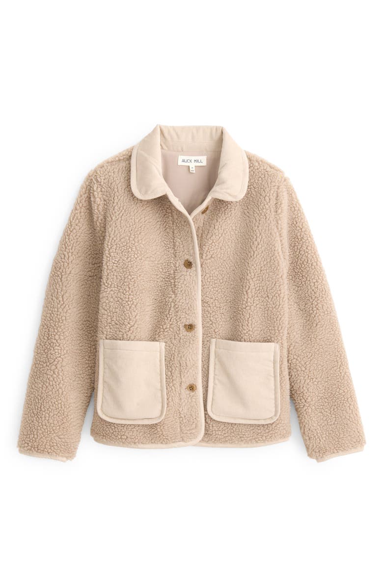 Alex Mill High Pile Fleece Jacket, Alternate, color, 