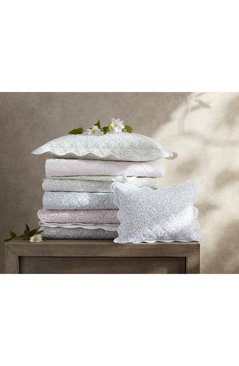 Matouk Celine Quilted Sham, Alternate, color, Grass