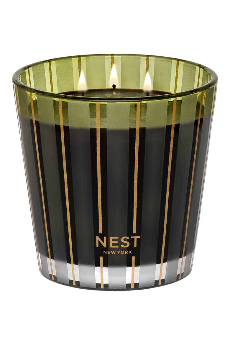 Pistachio Wild Fig Scented Candle, Alternate, color, GREEN