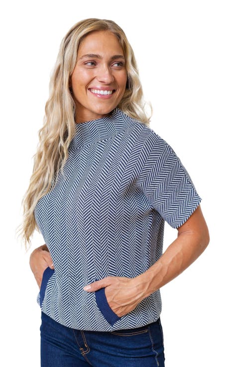 Women's Organic Mock Neck Sweater