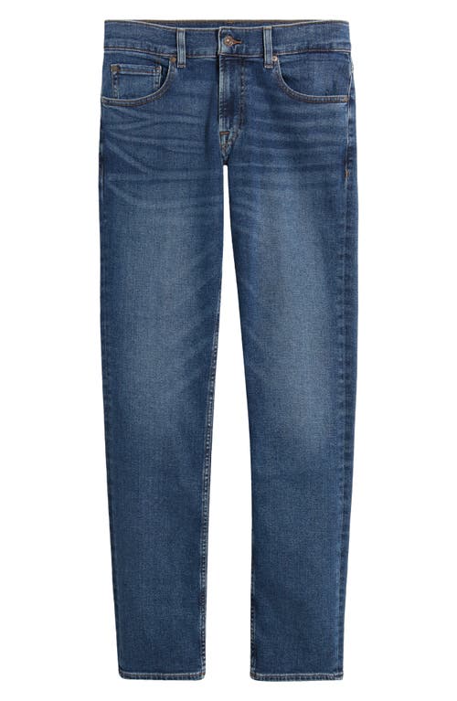 7 For All Mankind Austyn Squiggle Relaxed Straight Jeans In City Lights