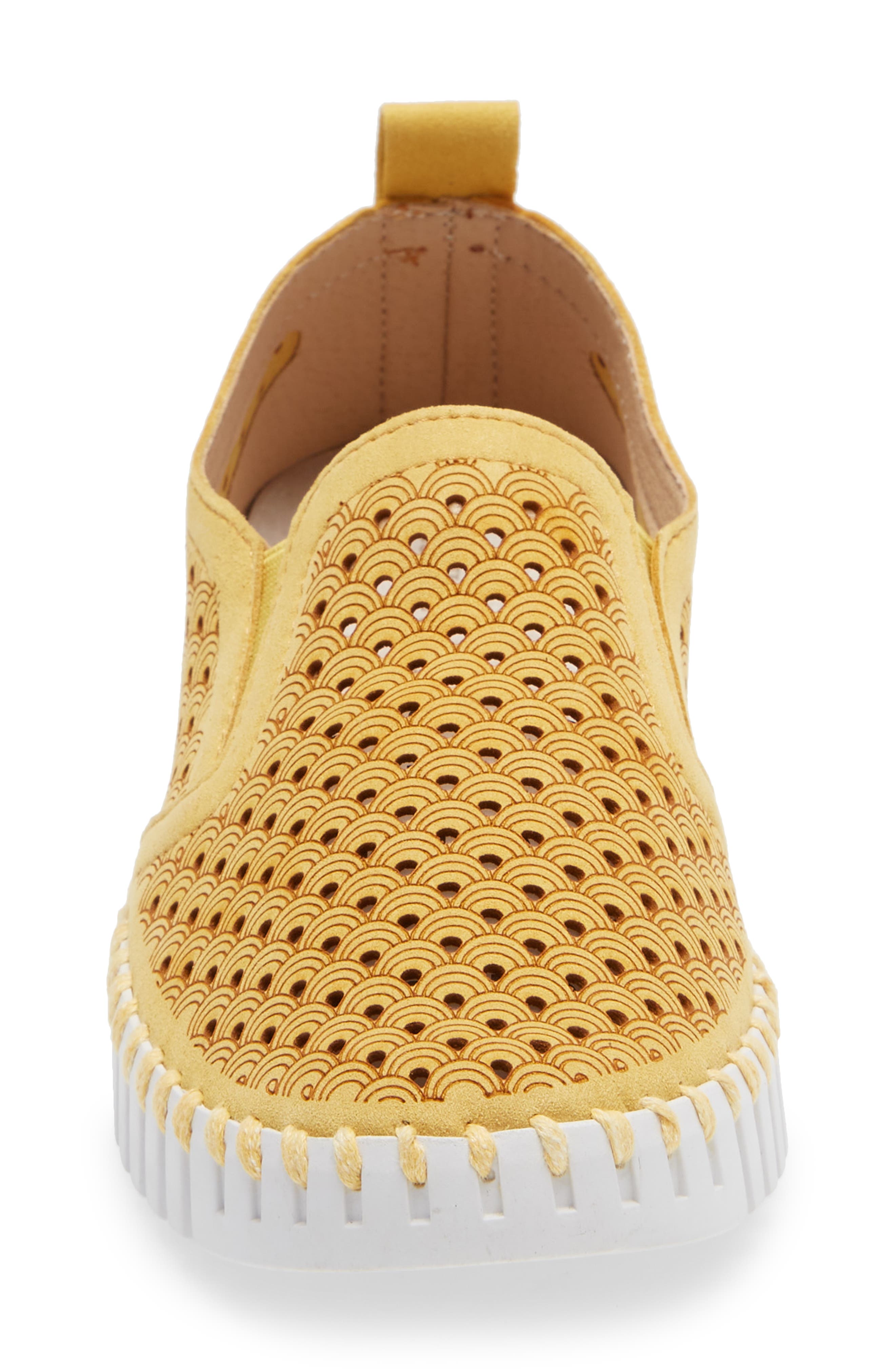 Tulip Slip-On Sneaker, Alternate, color, GOLDEN ROD