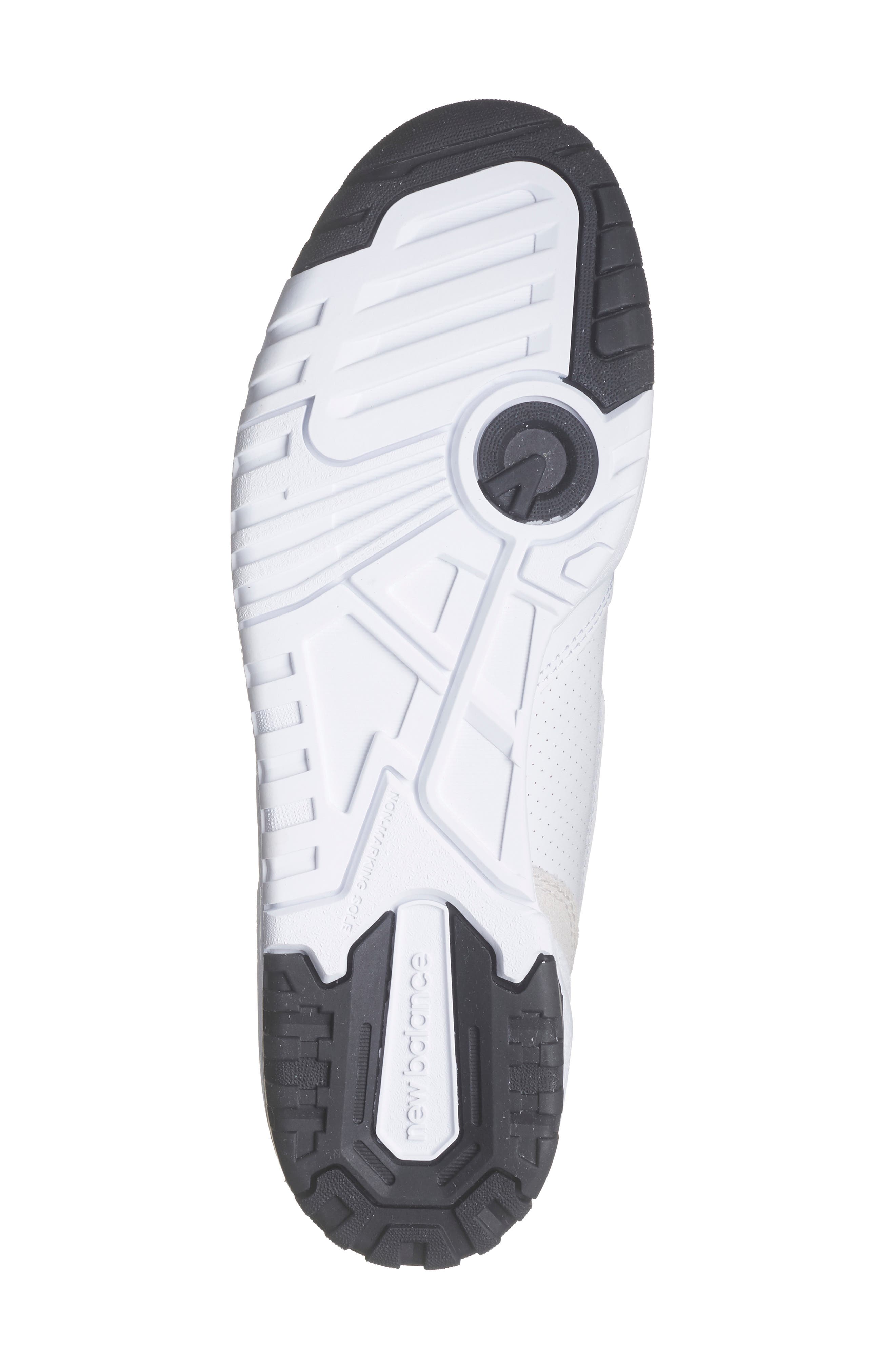 New Balance 550 Basketball Sneaker, Alternate, color, White/ Black