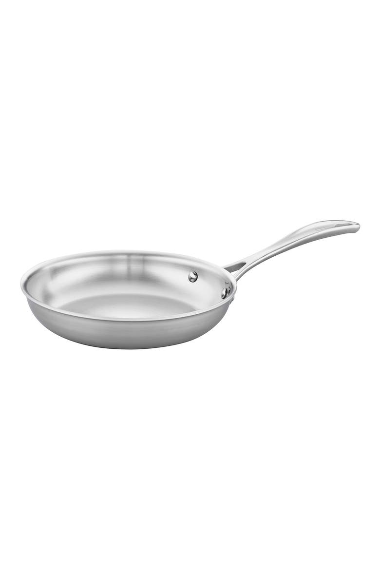 Spirit Polished 8" Fry Pan, Main, color, STAINLESS STEEL