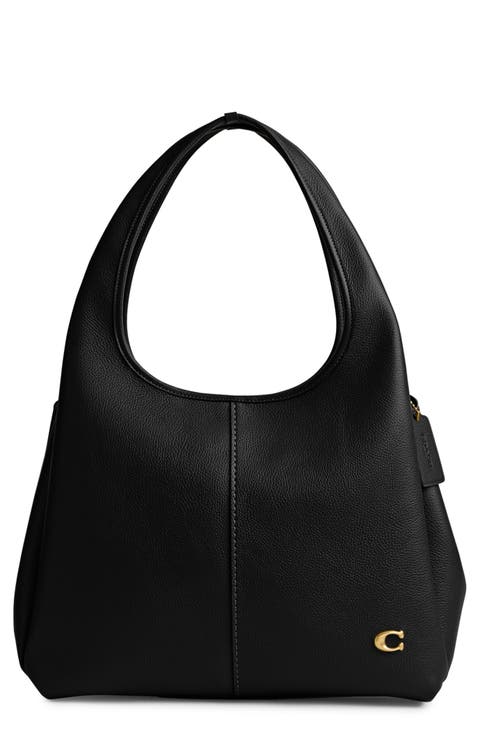 Lana Polished Pebble Leather Shoulder Bag