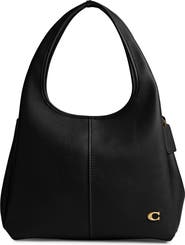 COACH Lana Polished Pebble Leather Shoulder Bag