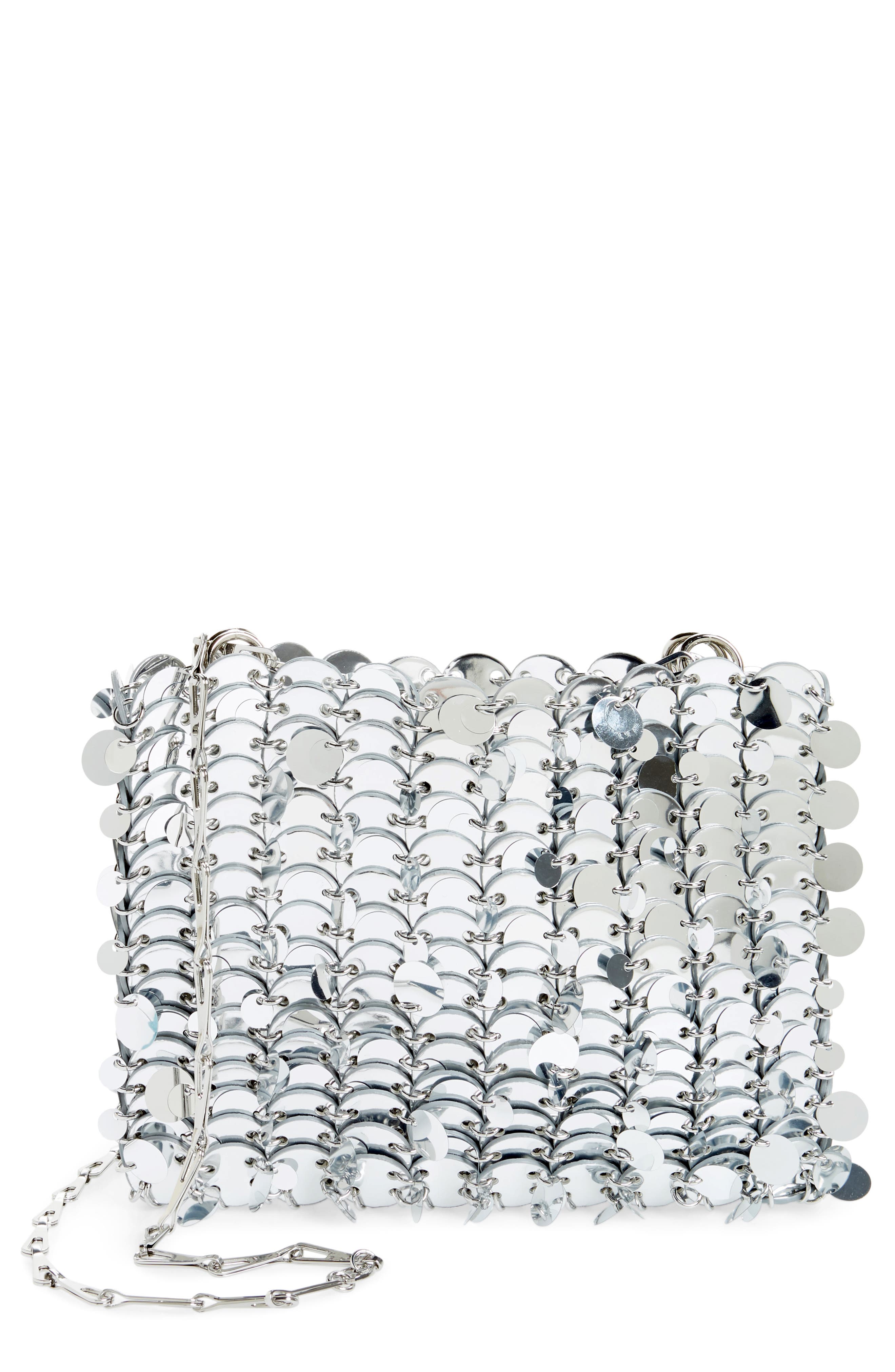 Rabanne paco rabanne Iconic Shoulder Bag, Main, color, 