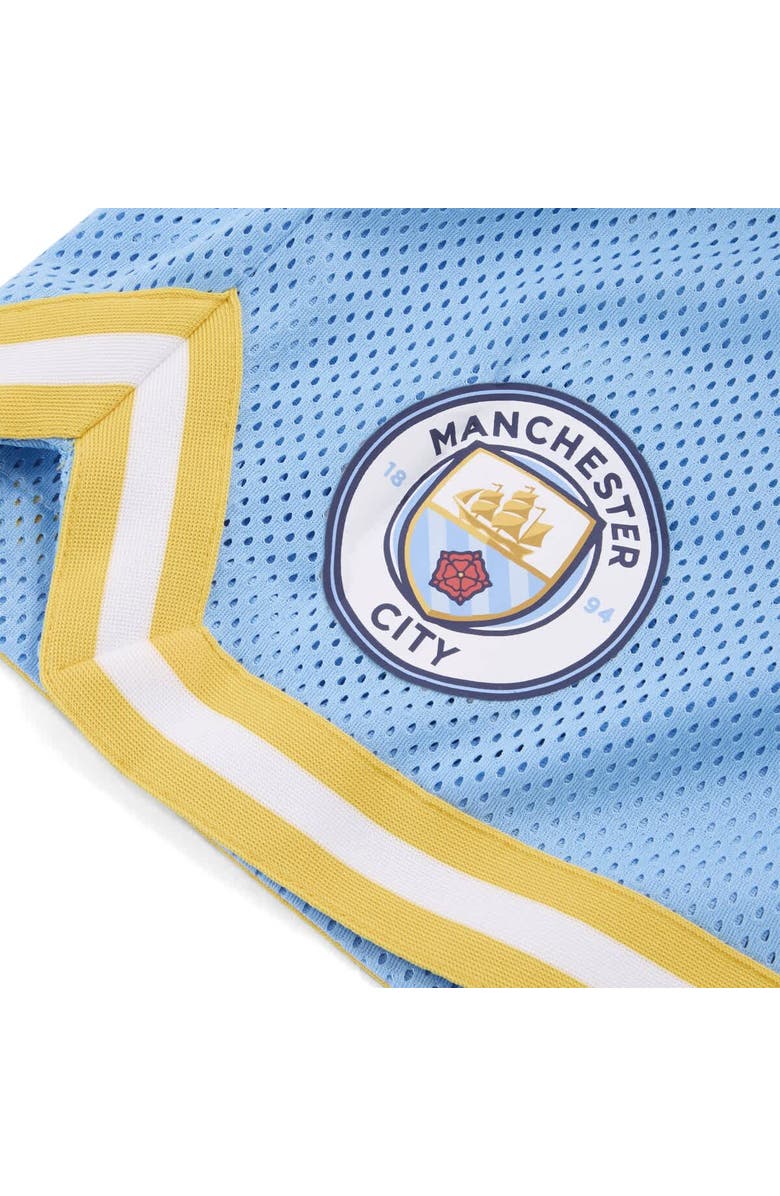 PUMA Men's Puma Light Blue Manchester City 2025 FIFA Club World Cup Hoops Reversible Shorts, Alternate, color, 