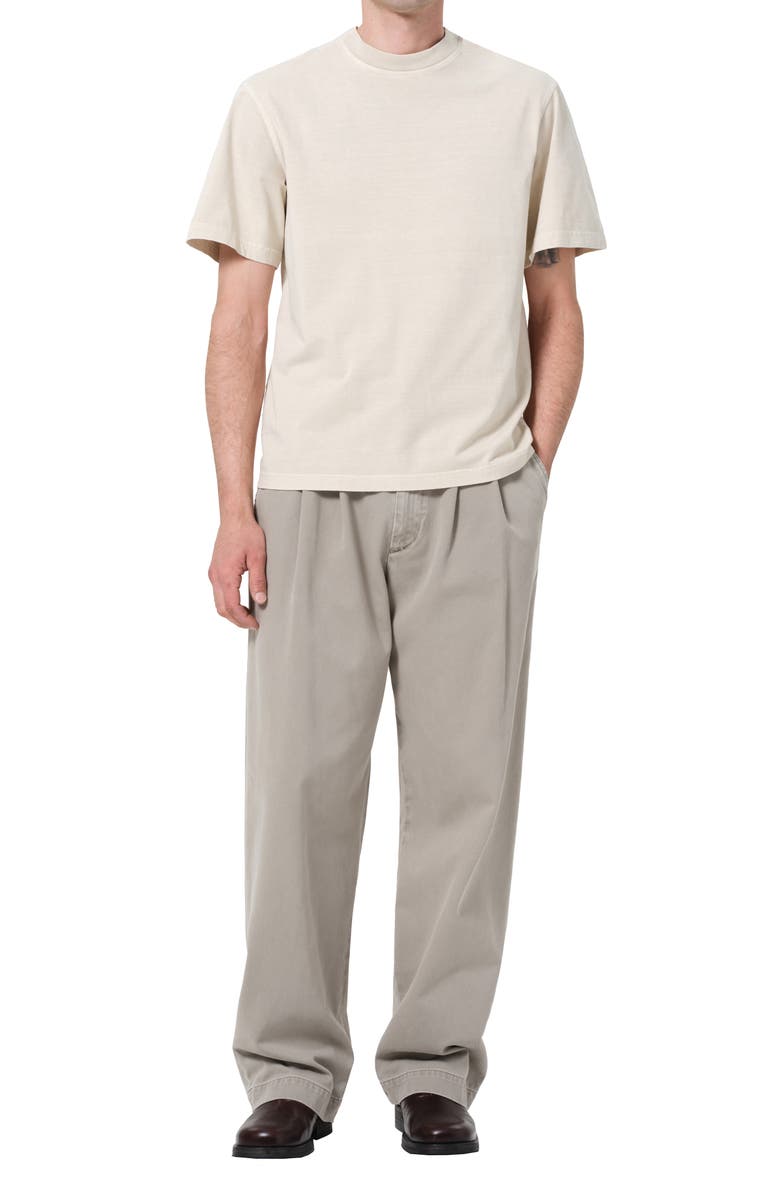 AGOLDE Slater Pleated Wide Leg Pants, Alternate, color, Wicker Medium Grey