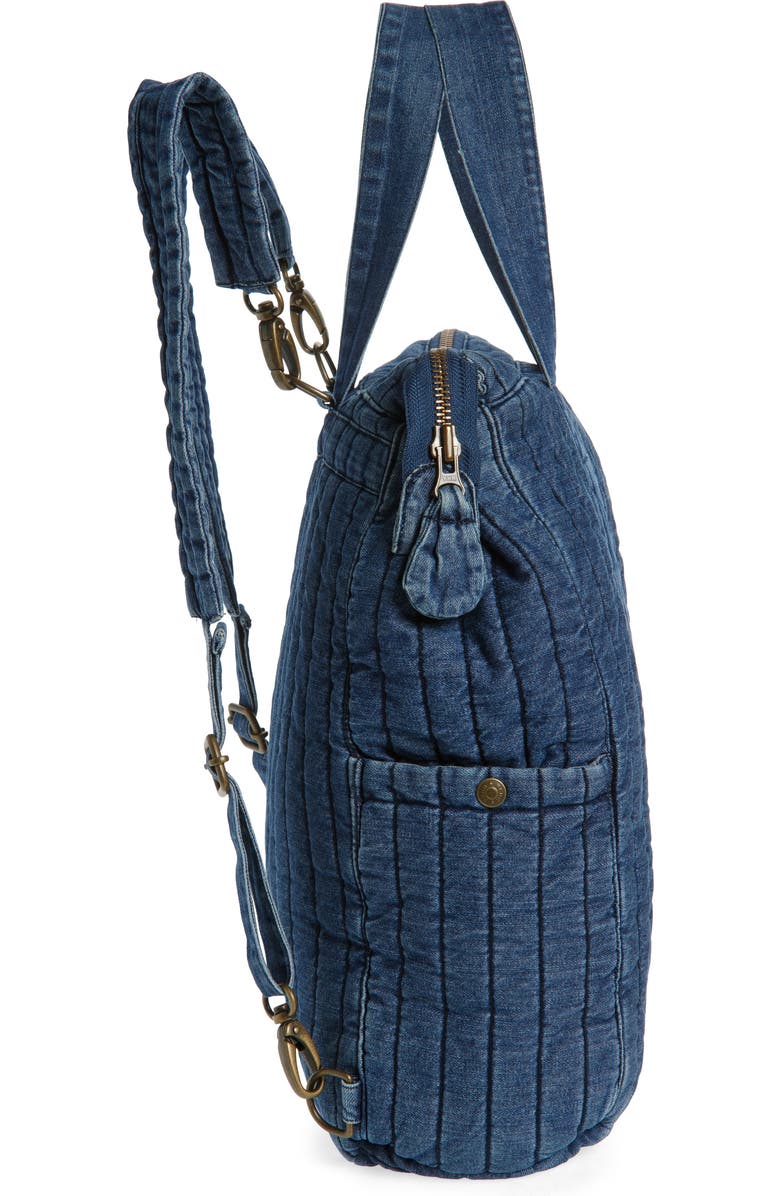 Pehr Convertible Denim Diaper Bag, Alternate, color,
