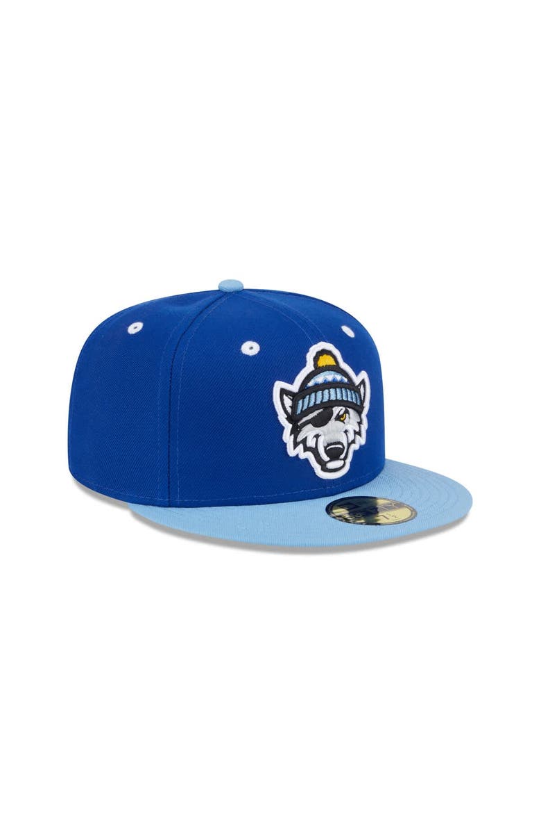 New Era Men's New Era Royal Erie SeaWolves Theme Nights 59FIFTY Fitted Hat, Alternate, color, Royal