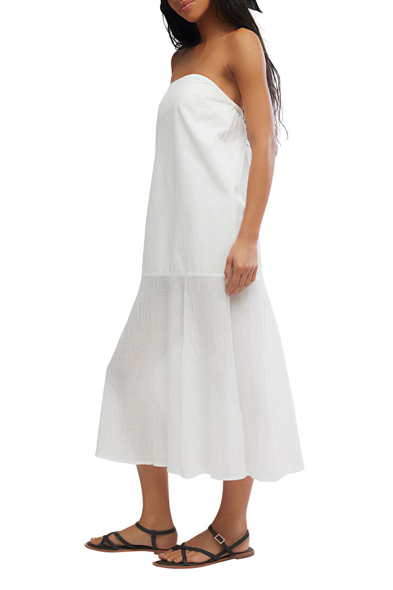 Sabeen Tube Midi Dress, Alternate, color, CLEAN IVORY