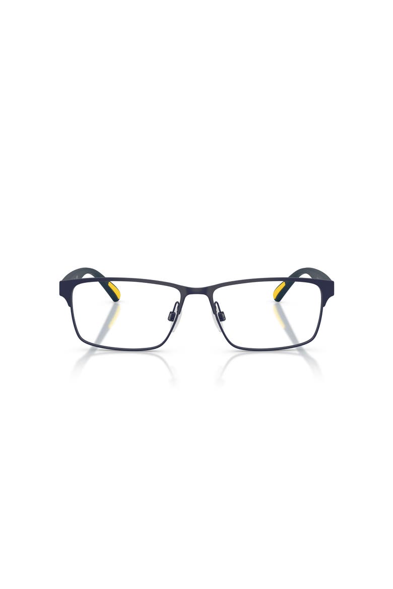 58mm Rectangle optical glasses, Alternate, color, Blue