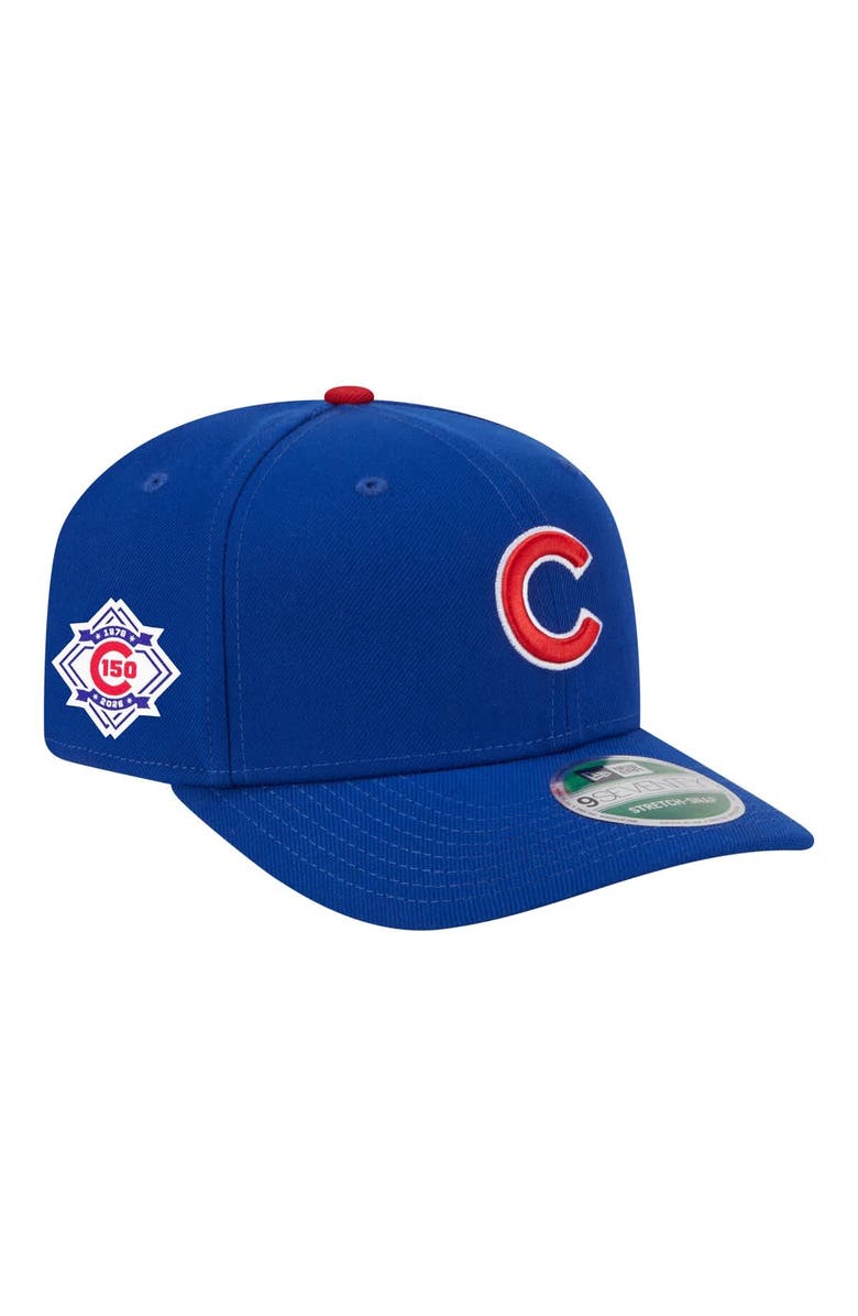New Era Men's New Era Royal Chicago Cubs 150th Anniversary 9SEVENTY Adjustable Hat, Main, color, Royal