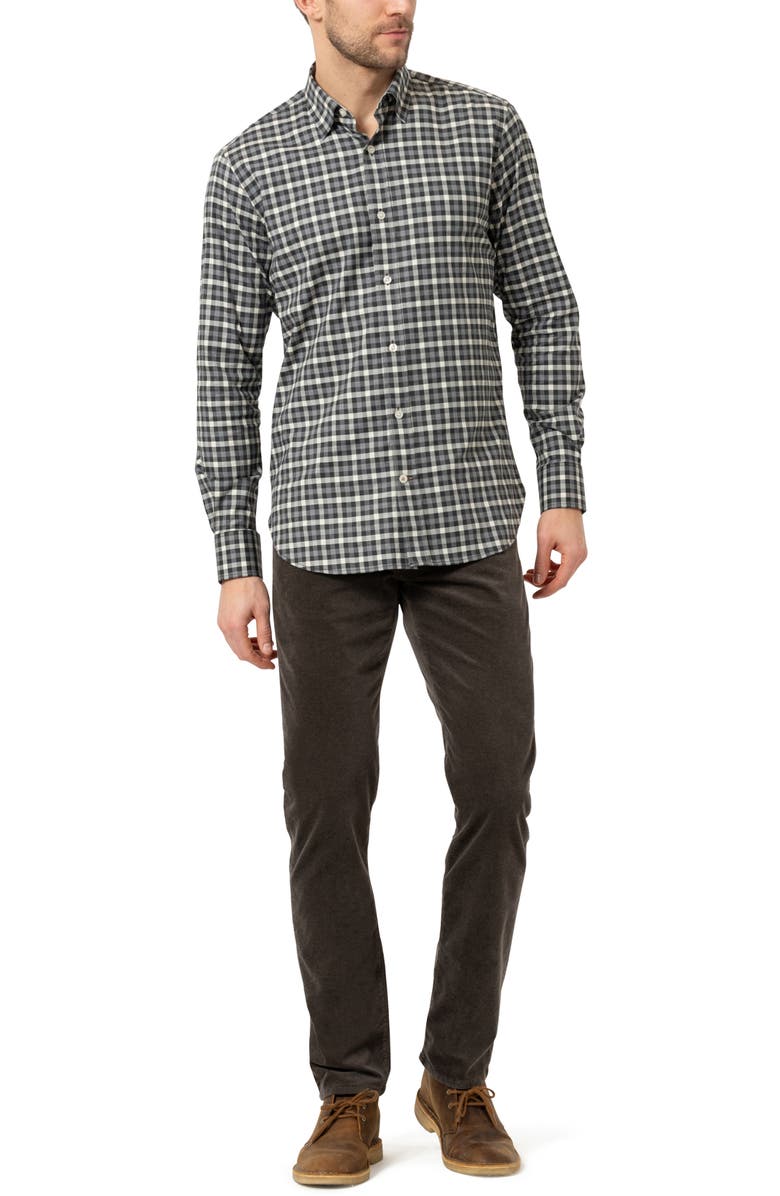 34 Heritage Courage Straight Fit Jeans, Alternate, color, Dark Olive Moleskin