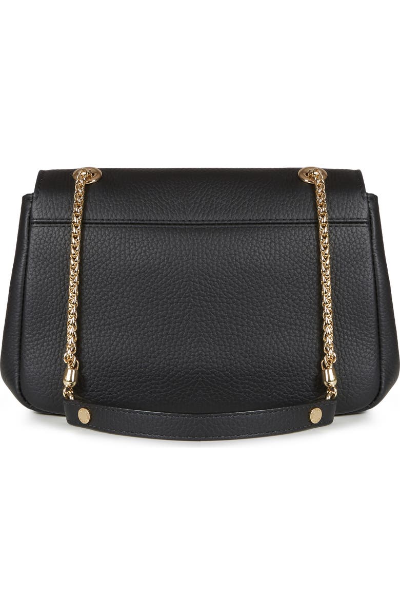 Strathberry Mini Soft Leather East/West Shoulder Bag, Alternate, color, Black