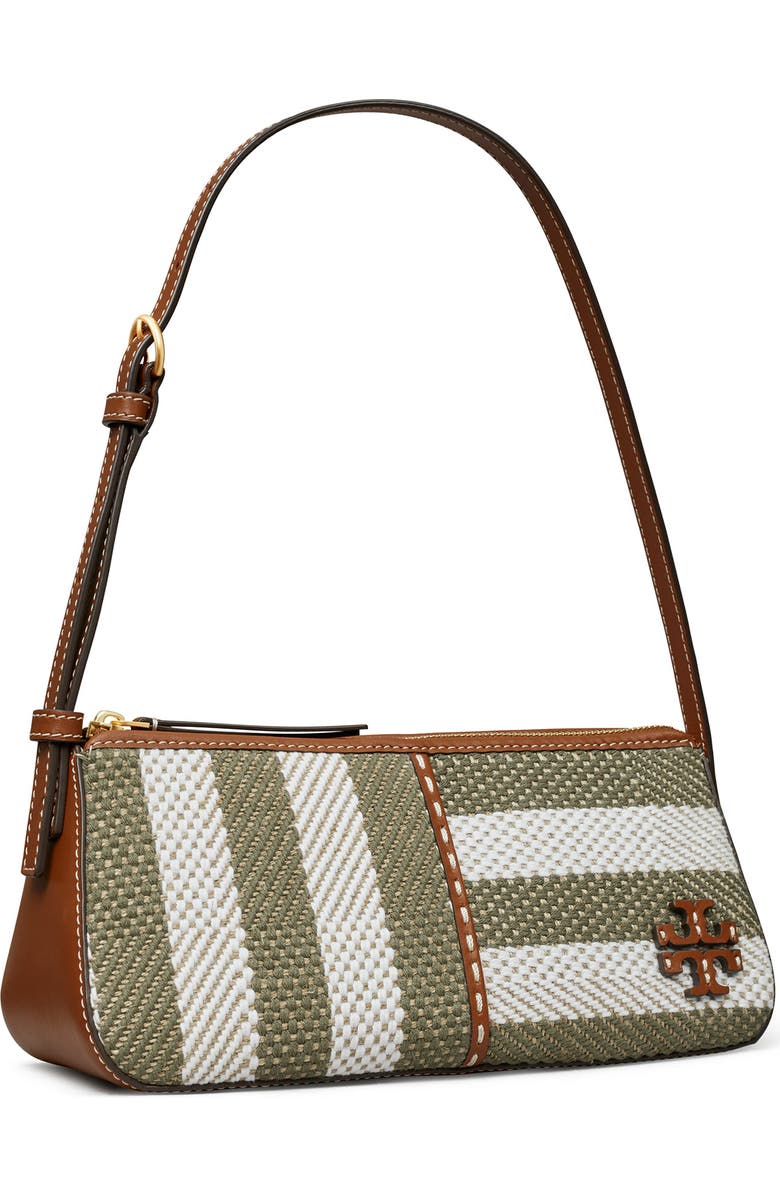 Tory Burch McGraw Stripe Wedge Shoulder Bag, Alternate, color,