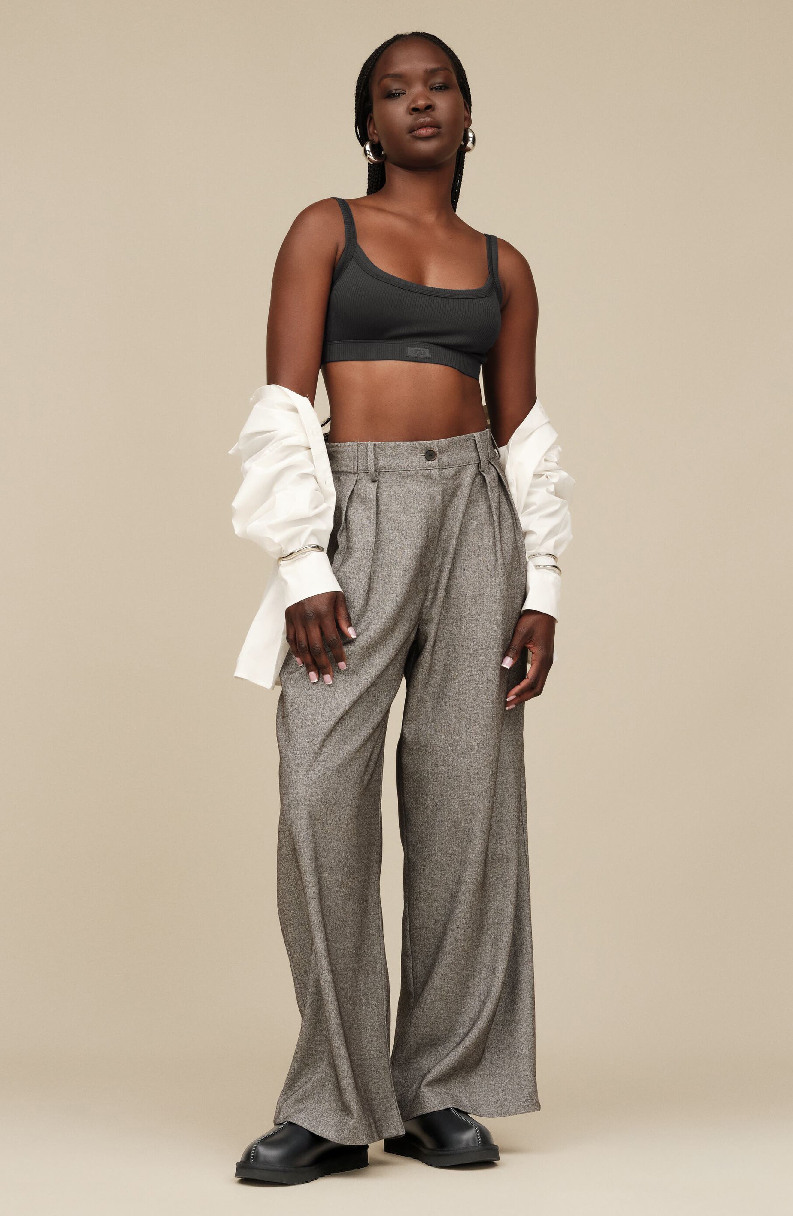 UGG<sup
®</sup
 Tasman Leather Slipper, Alternate, color, 