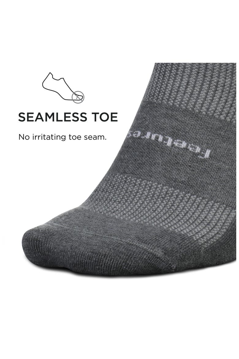 High Performance Max Cushion Ankle Sock  Tab Socks with Heel Tab, Alternate, color, Gray