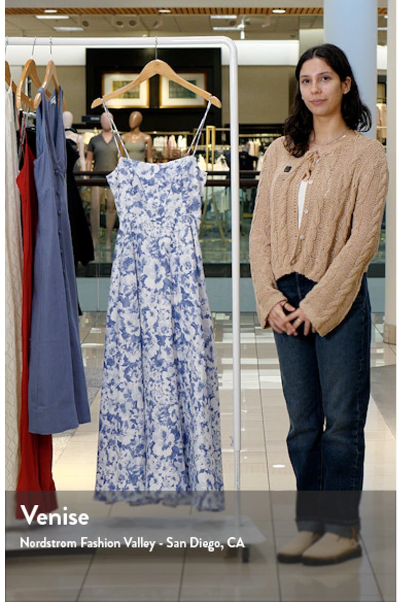 Monette Linen Maxi Dress video