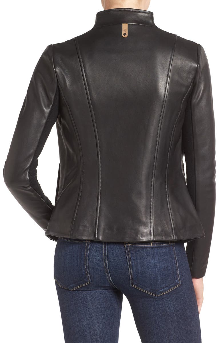 Mackage Leather Jacket, Alternate, color,