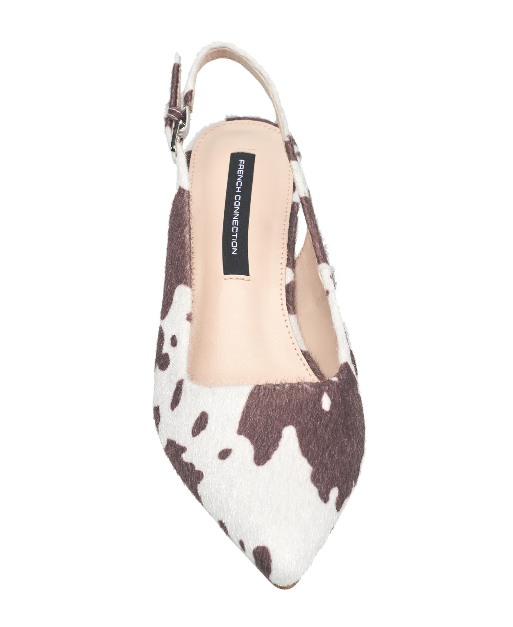 French Connection Quinn Cowprint Heel, Alternate, color, 