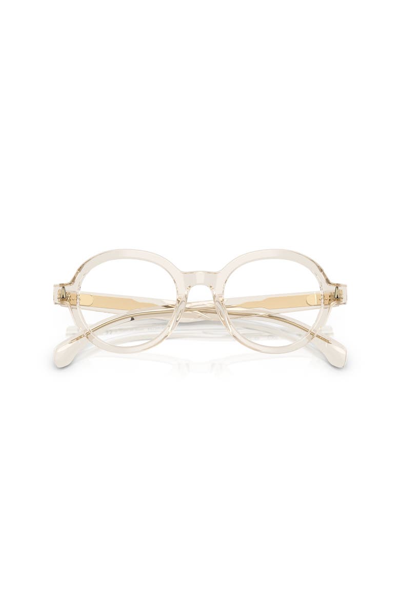 49mm Round optical glasses, Alternate, color, White