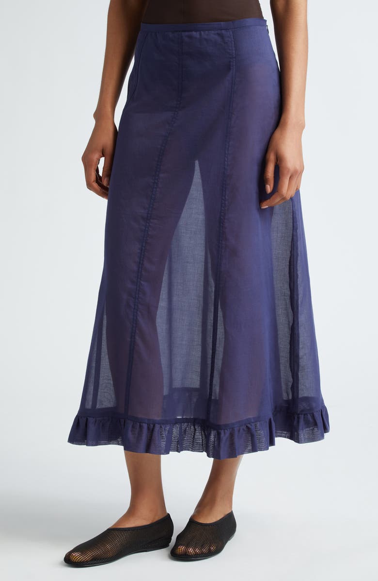 Paloma Wool Andolini Low Rise Organic Cotton Skirt, Alternate, color,