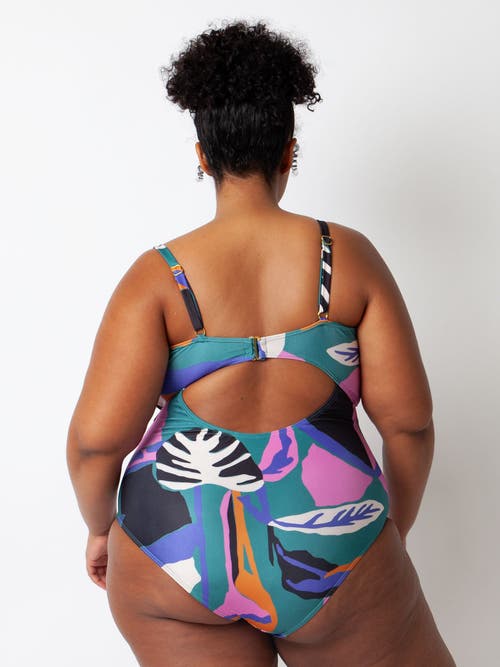 Villa Fresca Bella One-piece Swimsuit In Lush