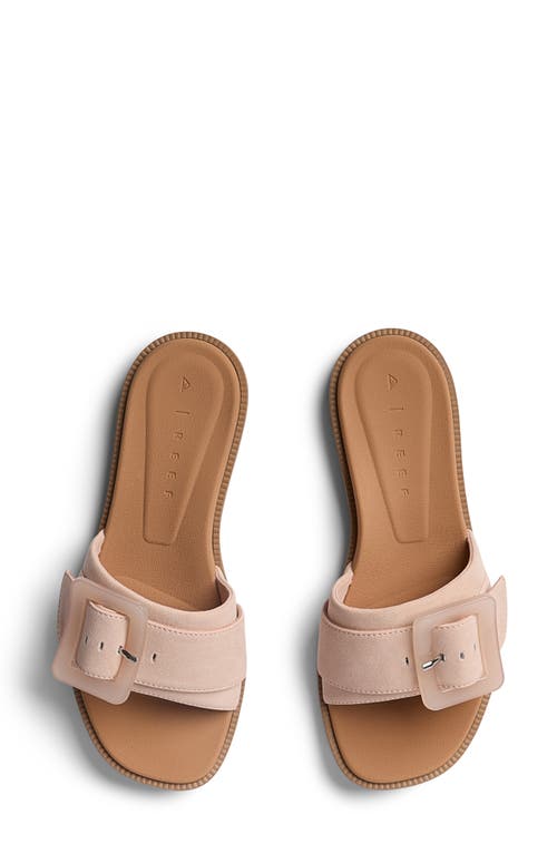 Reef Cushion Sunny Buckle Slide Sandal In Cameo Rose