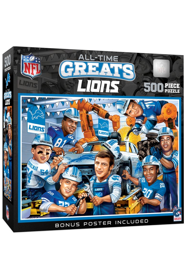 Detroit Lions 500 Piece Puzzle, Main, color, Multicolor