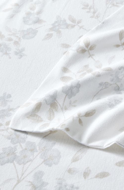 LAURA ASHLEY LAURA ASHLEY FAWNA FLORAL COTTON FLANNEL SHEET SET