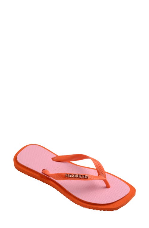 HAVAIANAS HAVAIANAS FUSION SQUARE LOGO FLIP FLOP 