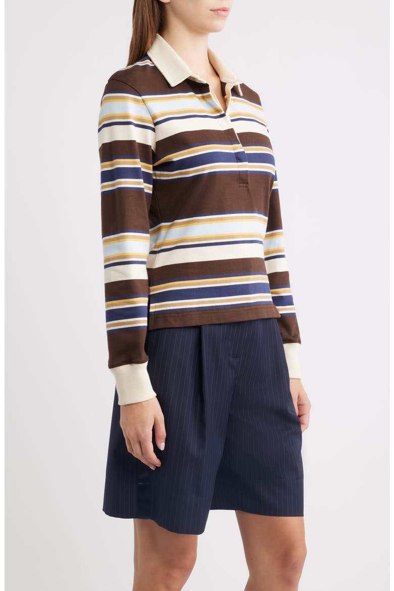 Beaumont Striped Long Sleeve Rugby Shirt, Alternate, color, MULTI-COLOR