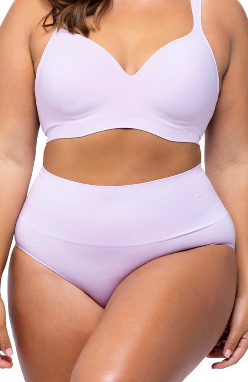 Underoutfit Smoothing At Waist Brief In Purple