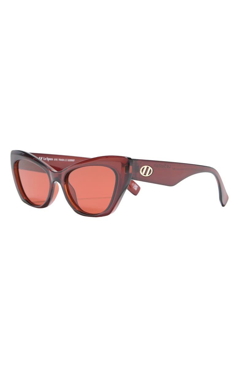 Le Specs Eye Trash 53mm Cat Eye Sunglasses, Alternate, color, 