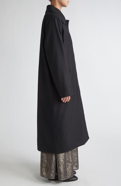Herno Belted Reversible Fluid Wool Blend Gabardine & Nylon Ultralight Trench Coat In Multi