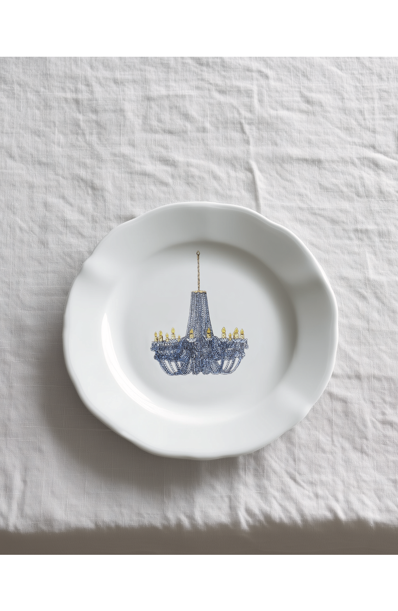 Hankook 1943 Thibaud Herem Objet Bread & Butter Plate, Alternate, color, Crystal Chandelier